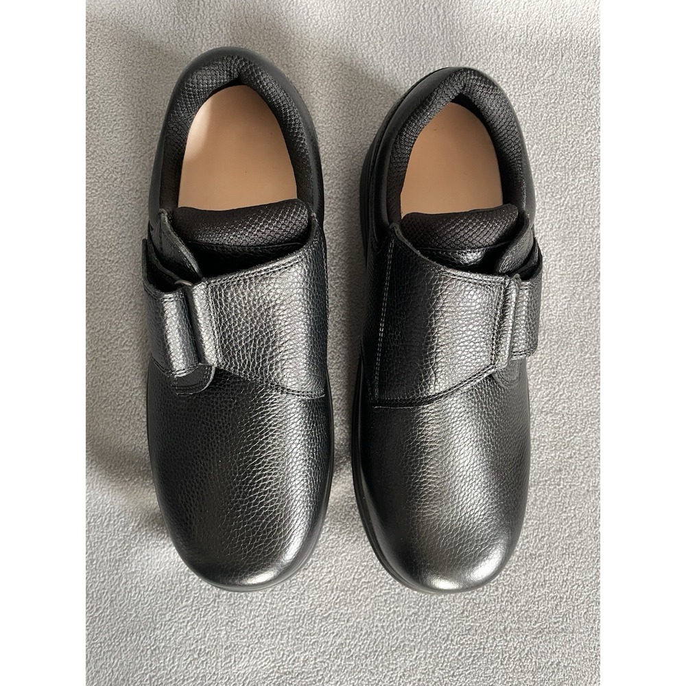 Orthofeet 510 Shoes Mens Size 12 XX-Wide Black Leather Orthopedic Comfort New!